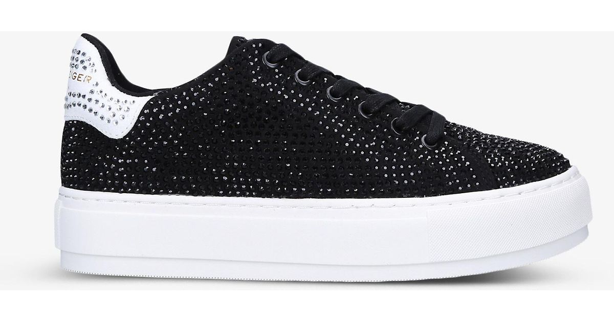 kurt geiger laney black trainers