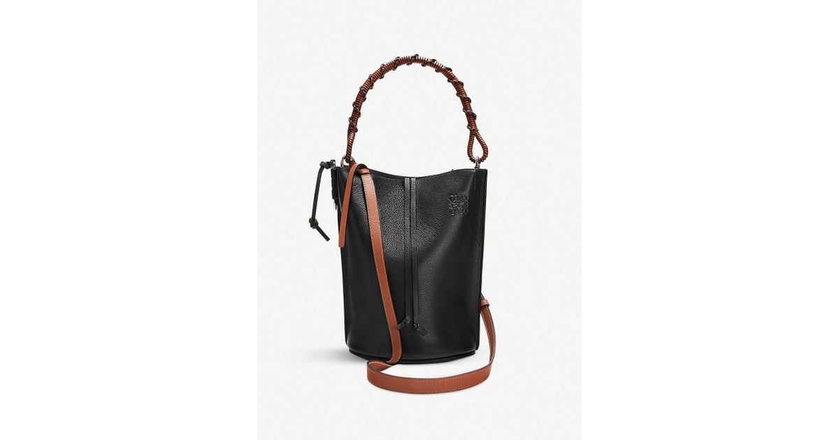 Loewe Women's Black Gate Bucket Handle Bag