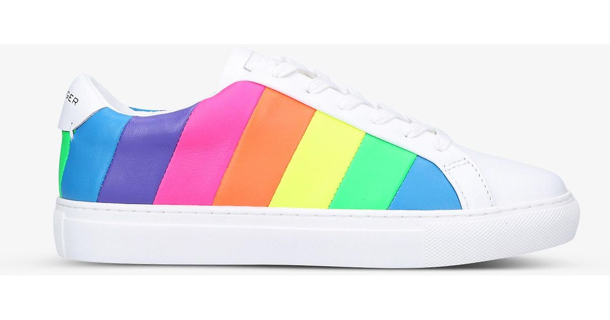 kurt geiger lane rainbow trainers