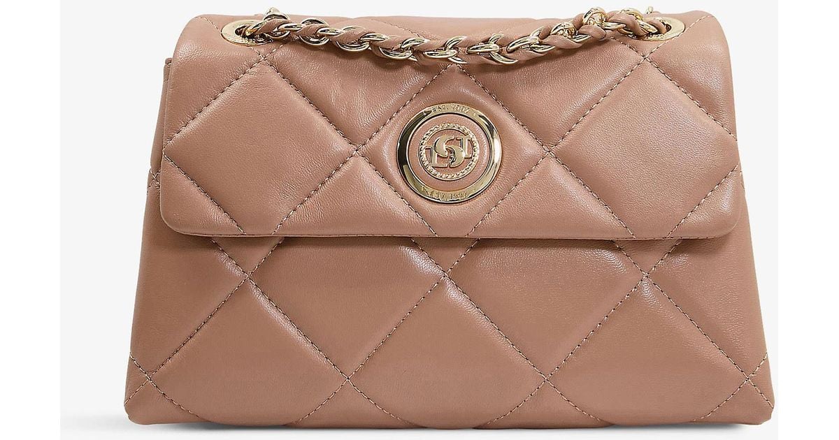 Dune Duchess Medium Quiltedleather Shoulder Bag in CaramelLeather