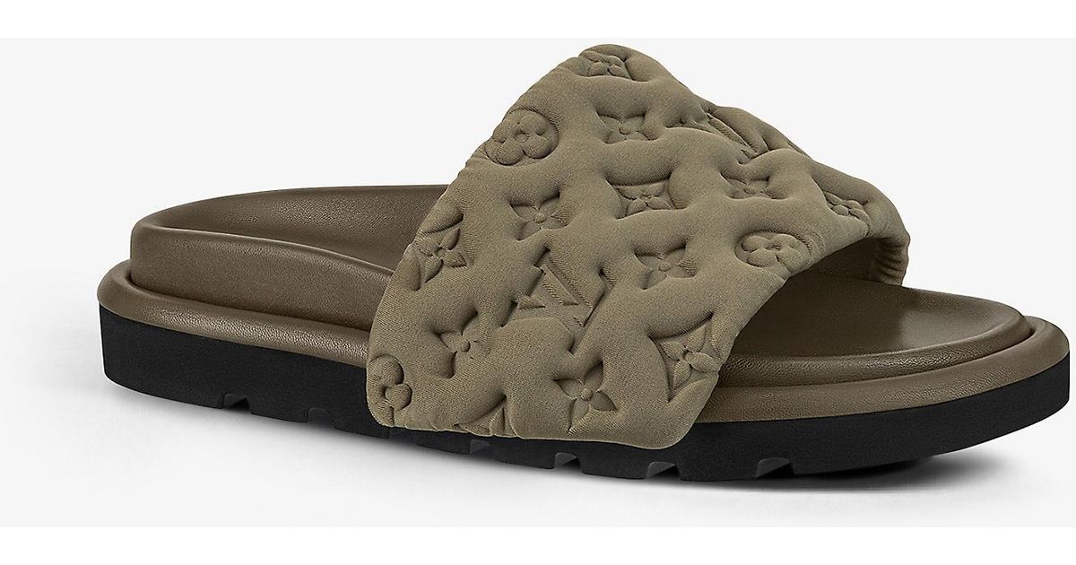 louis vuitton pillow sliders