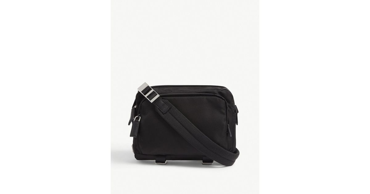 Prada Tessuto Montagna Nylon Camera Bag in Black for Men | Lyst