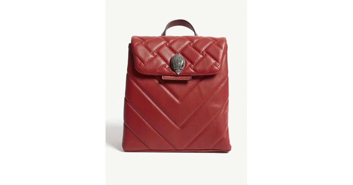 Kurt geiger 2024 leather backpack