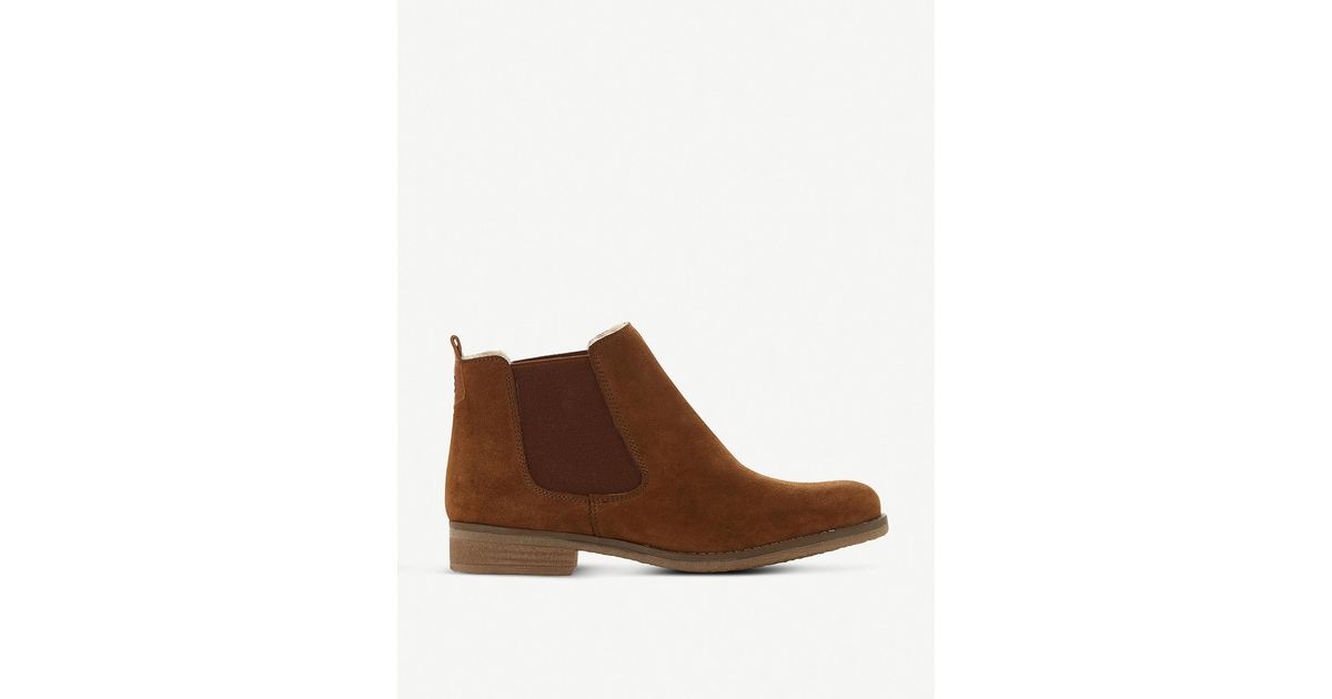 dune prompted suede chelsea boots