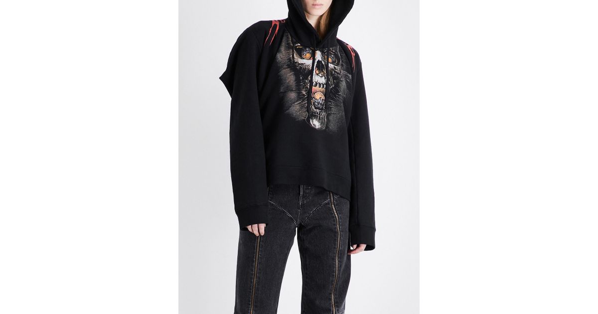 vetements skull hoodie