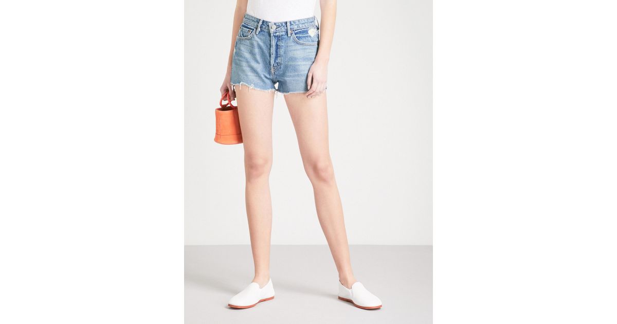 grlfrnd cindy denim shorts