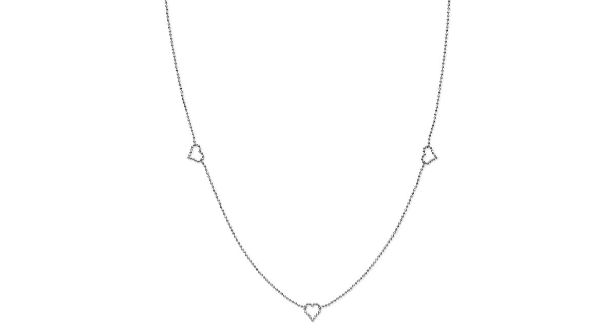 Gucci Boule Necklace In Sterling Silver 