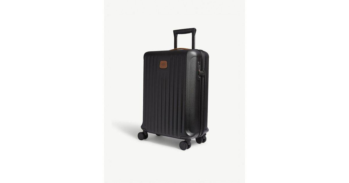 striped carry on luggage