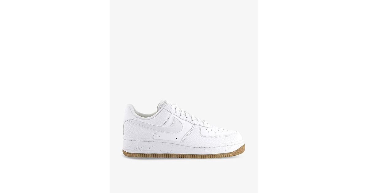 Nike white leather trainers deals