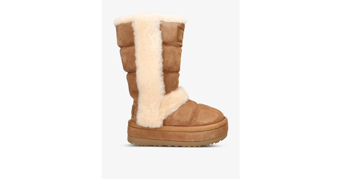 UGG CLASSIC CLOUDPEAK TALL BOOTIE IN CHESTNUT – AKIRA