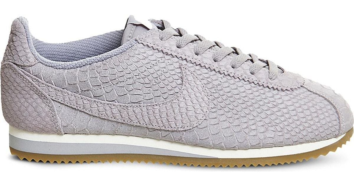 snakeskin nike cortez