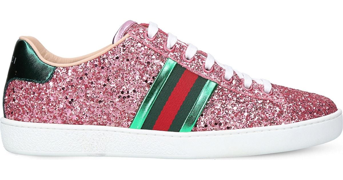gucci sparkle trainers