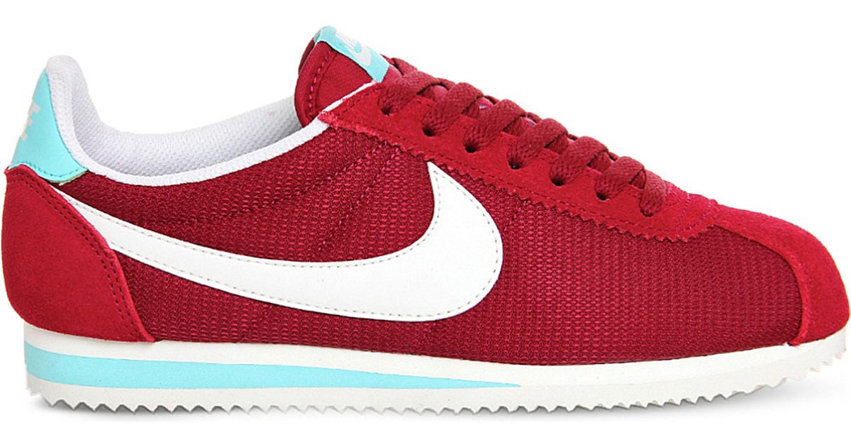 nike cortez suede red