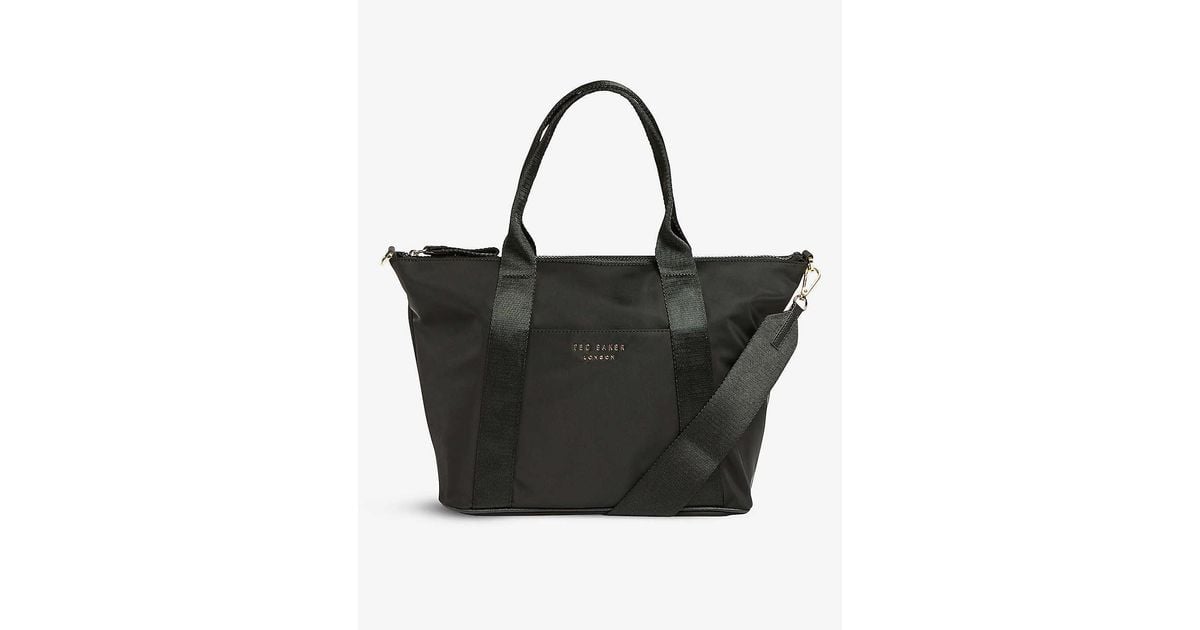 Ted Baker Nylon Small Tote in Black Lyst