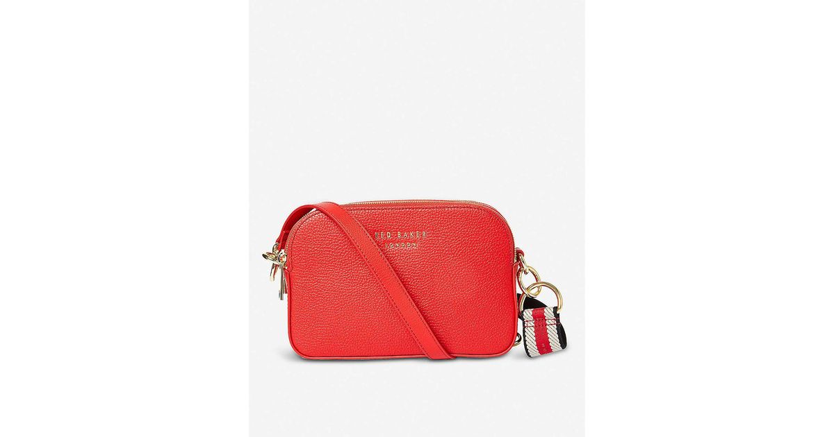 ted baker amerrah leather camera bag