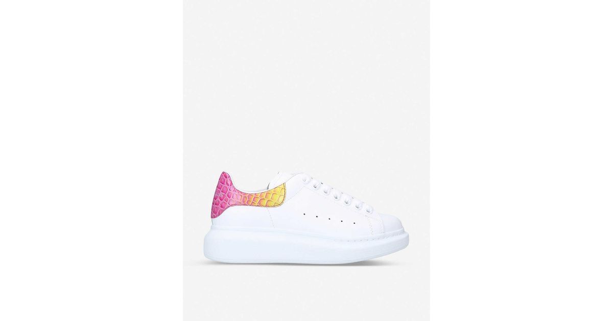 alexander mcqueen sneakers crocodile