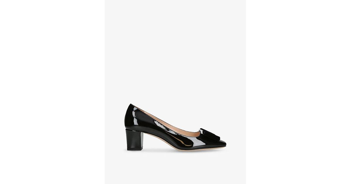 Audrey 55 Pumps in Patent Leather and Velvet main image 1