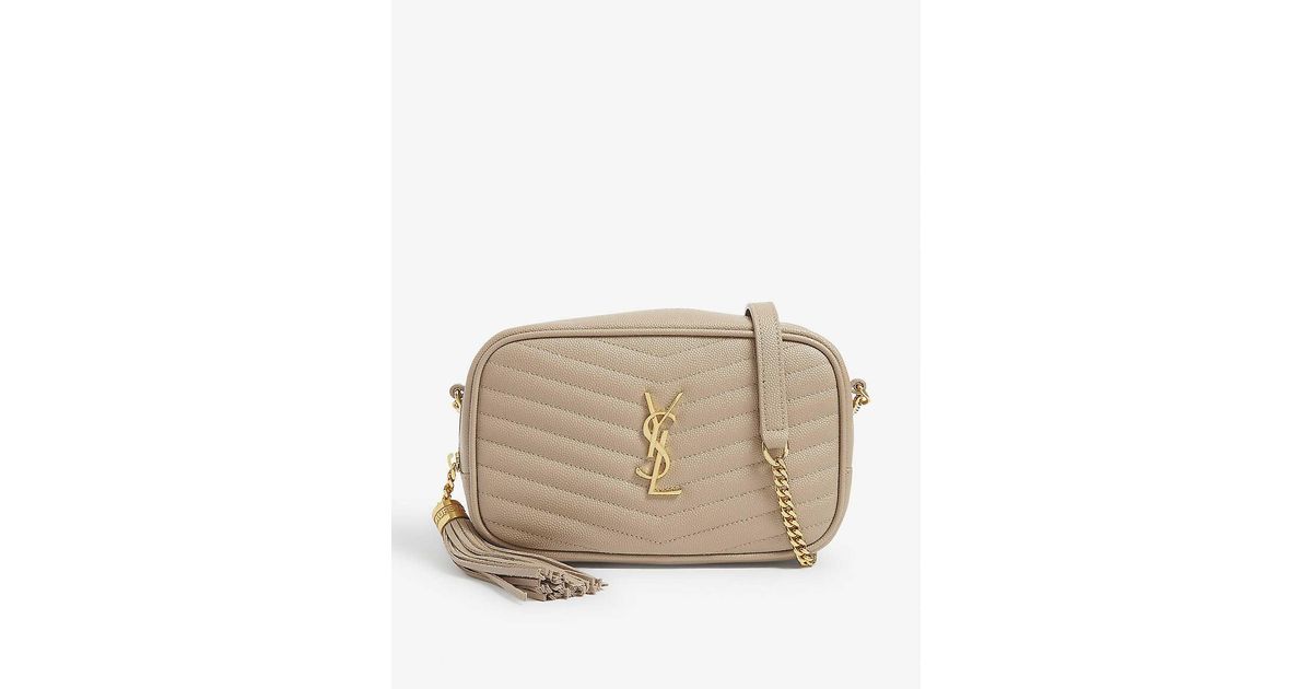 saint laurent lou quilted leather camera bag