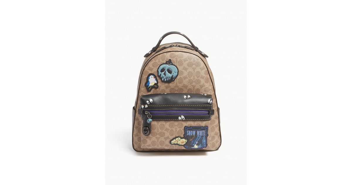 coach snow white backpack