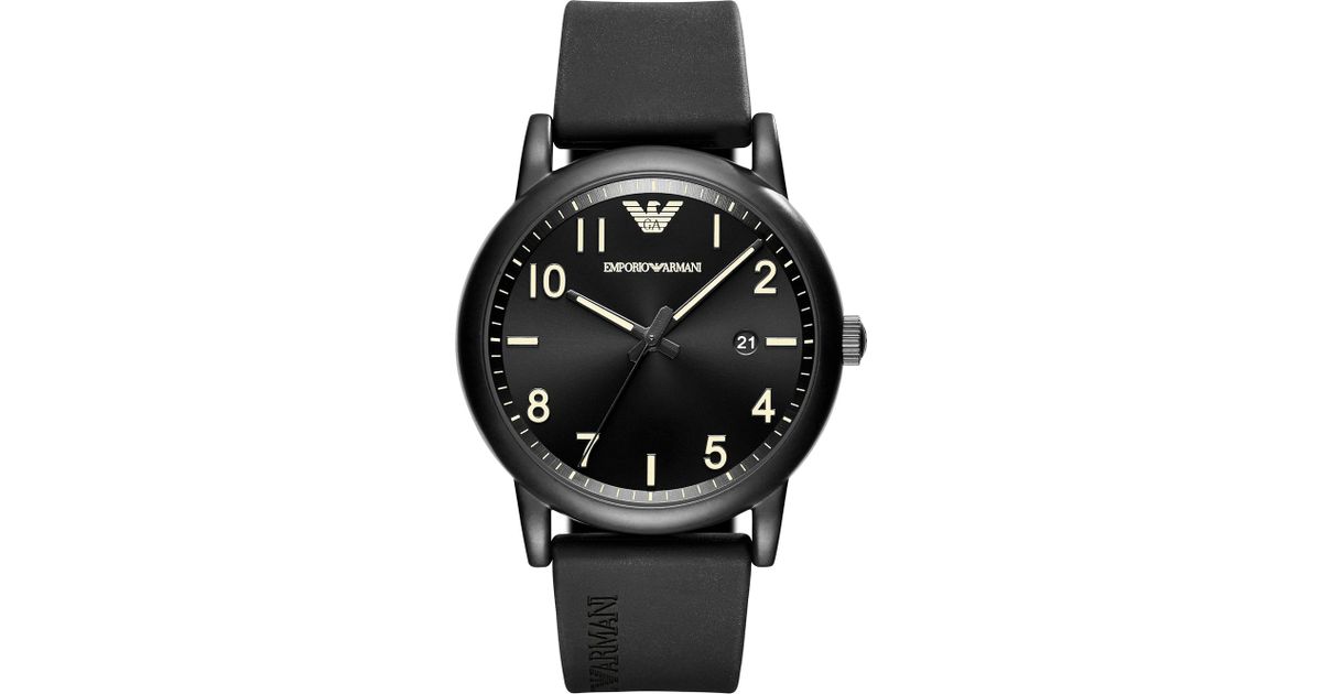 armani watch rubber band