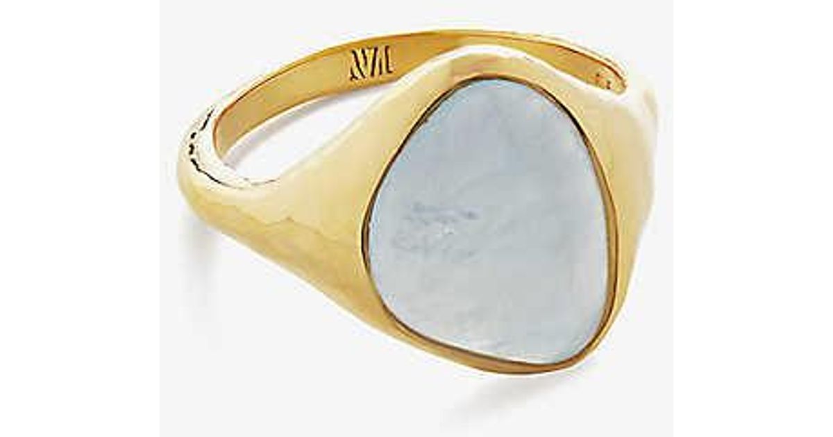 signet ring monica vinader