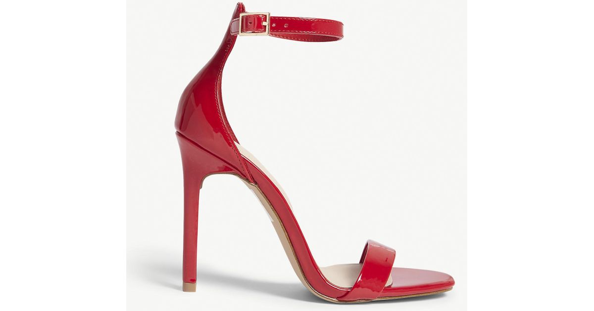 red aldo sandals