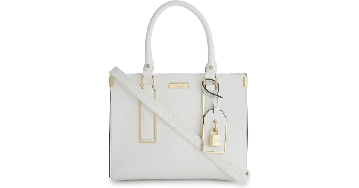 aldo white handbag