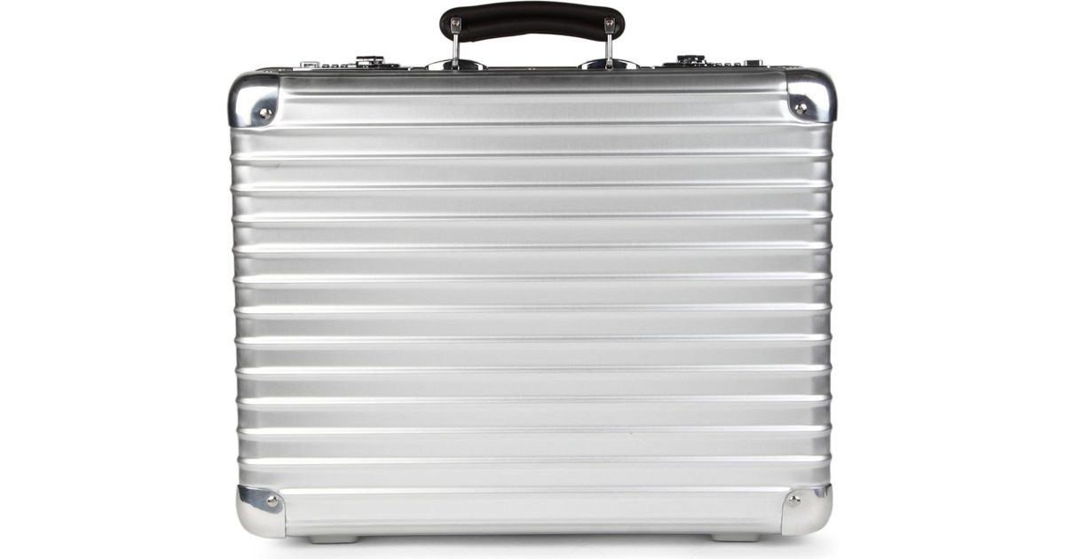 RIMOWA classic flight ブリーフケース RIMOWA Attache Classic Flight Case 41cm in Metallic | Lyst UK