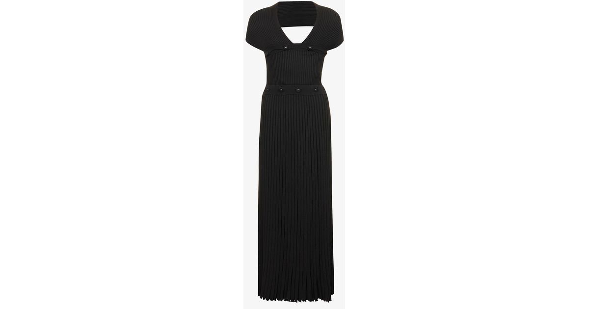 Christopher Esber Synthetic Ribbed Open-back Stretch-knit Midi Dress in ...