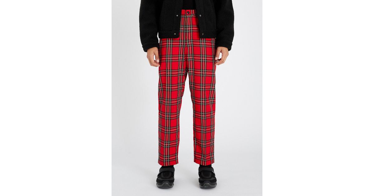 stussy tartan pants