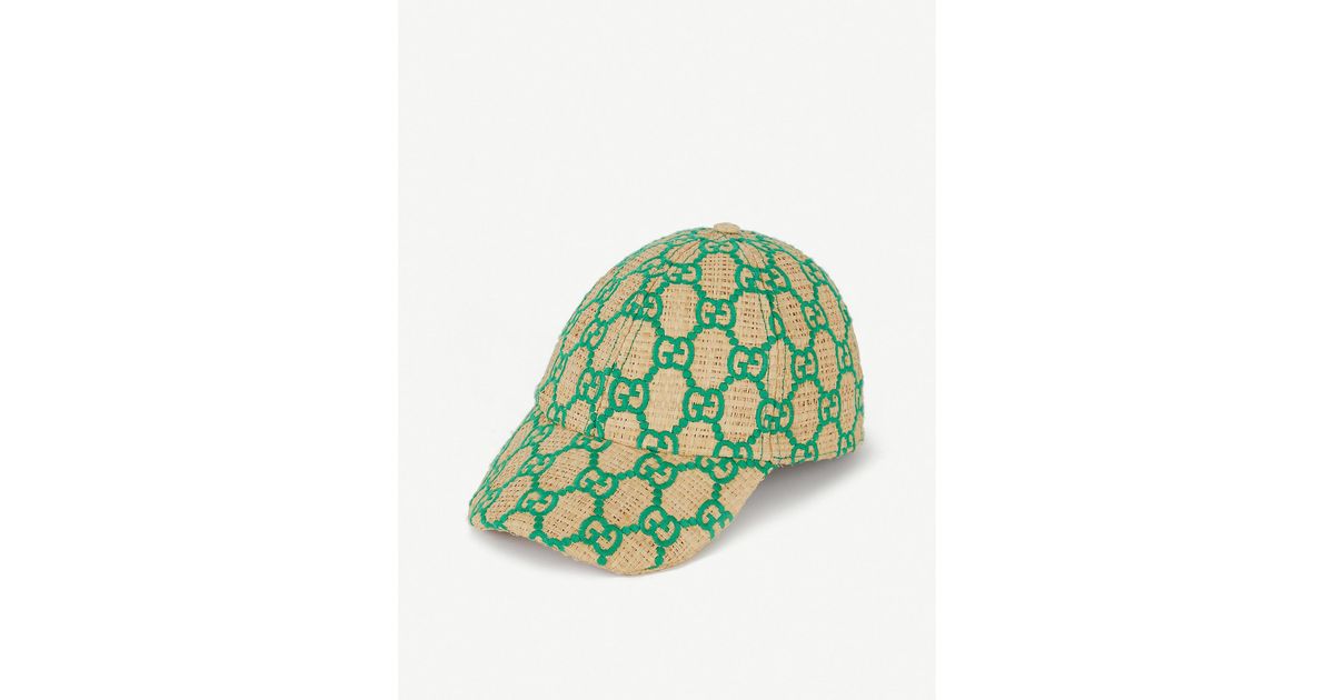 green gucci cap