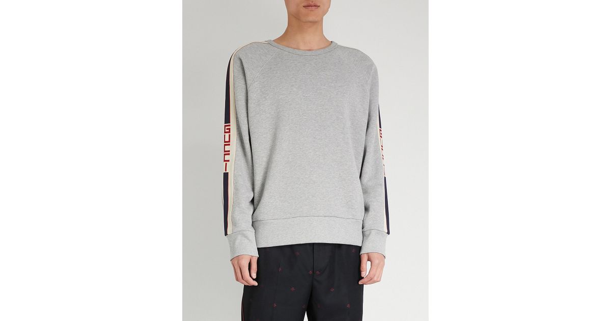 gucci technical crewneck