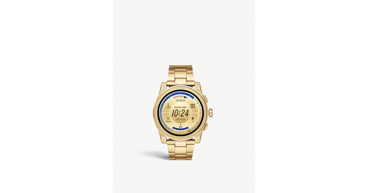 gold plated smartwatch