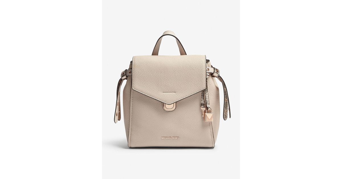 bristol small leather backpack