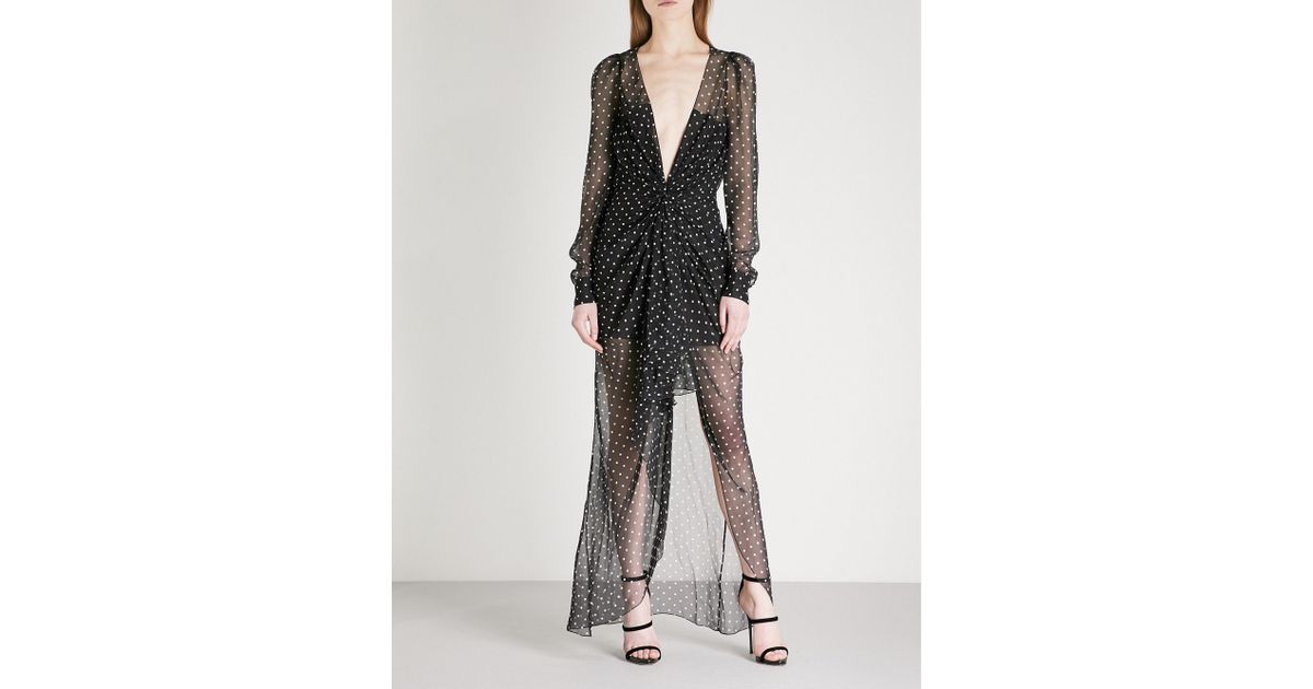 alexandre vauthier polka dot dress