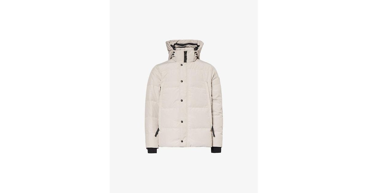 Canada Goose Wyndham Padded Shell-down Regular-fit Hooded Parka Jacket ...