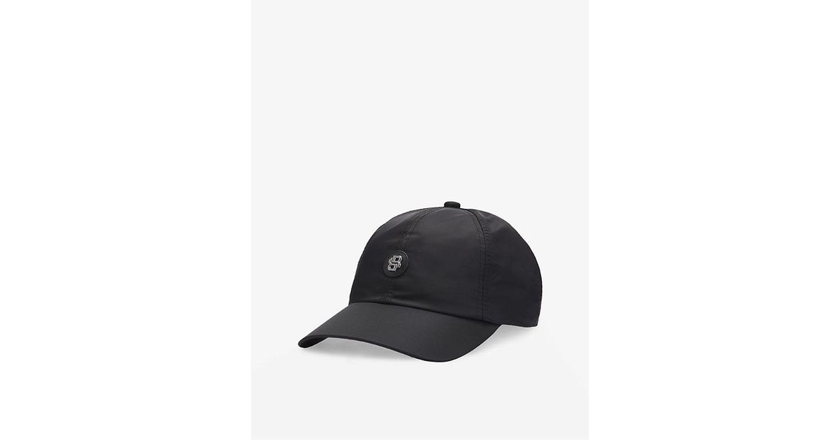 BOSS Brand-Plaque Shell Cap in Black for Men | Lyst