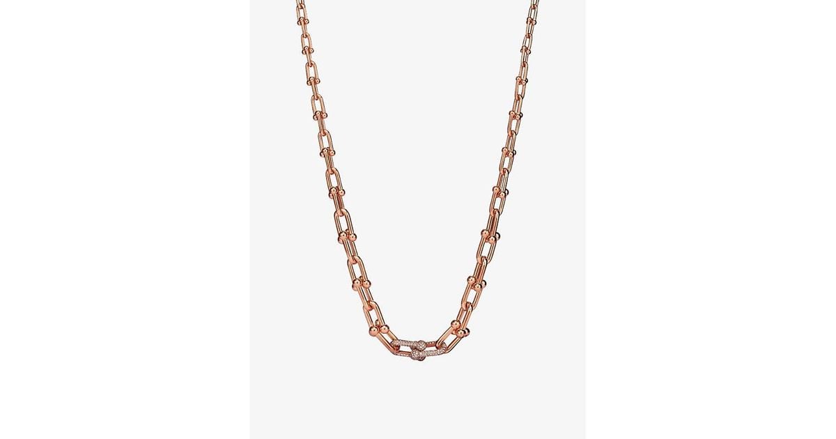 Tiffany & Co. ローズゴールド チェーン ネックレス | ヤマダウェブコム