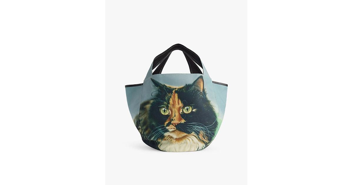 ★J W ANDERSON★ Printed Canvas Tote Bag Blue HB0498FA040480 MUSINSA | J.W.ANDERSON Printed Canvas Tote Bag - Blue