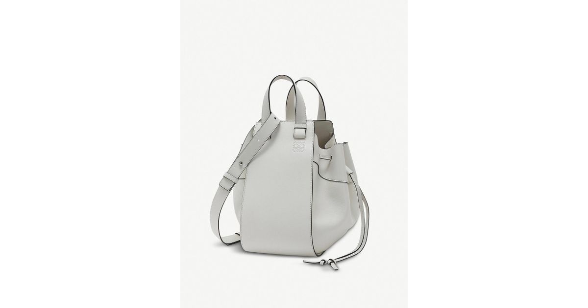 loewe hammock medium leather shoulder bag