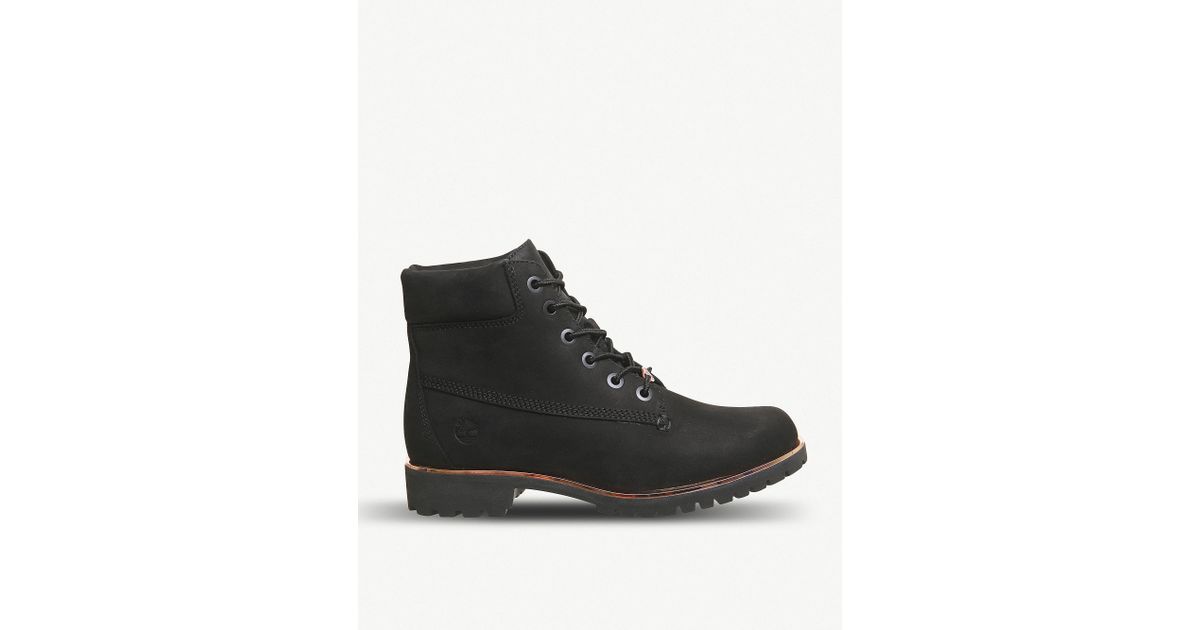 timberland slim premium 6 inch boots black rose gold rand
