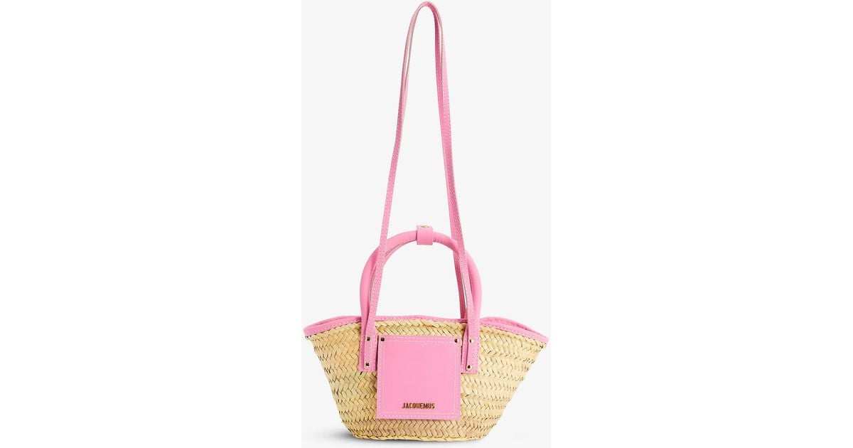 jacquemus le panier soleil straw bag