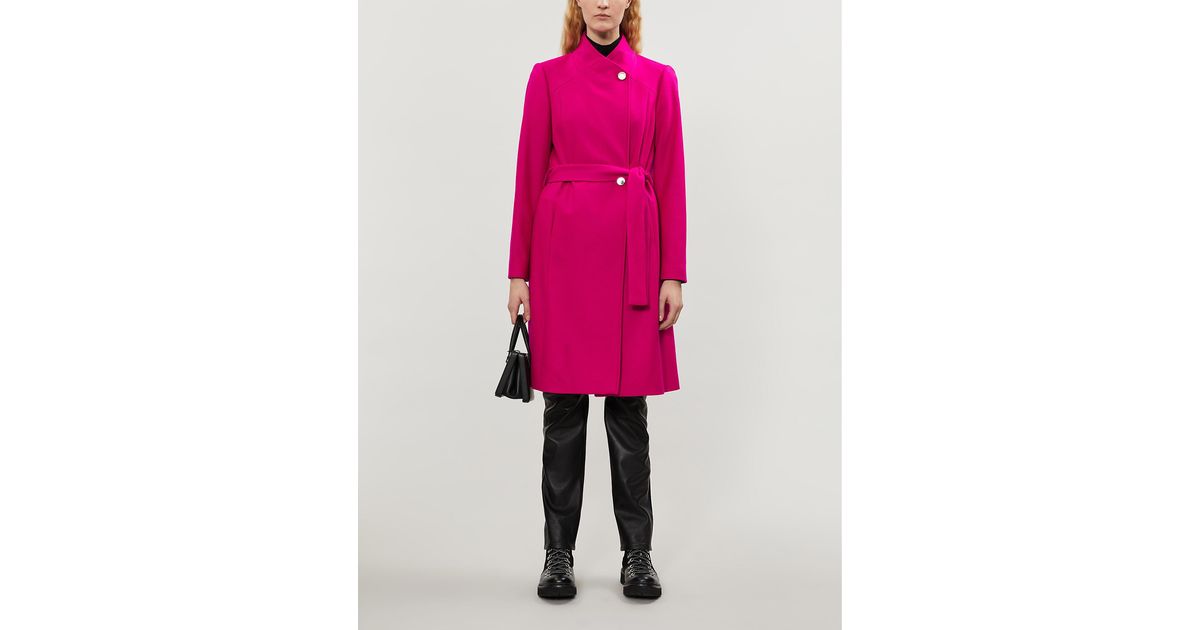 ted baker lockley coat pink