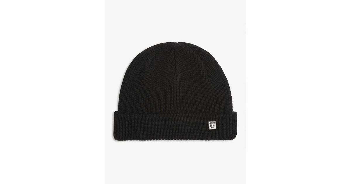 Obey Micro Beanie in Black for Men 