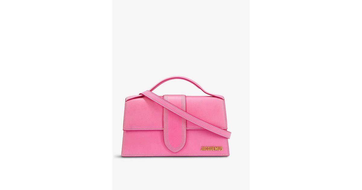 Jacquemus Le Grand Bambino Leather Top Handle Bag in Pink Lyst