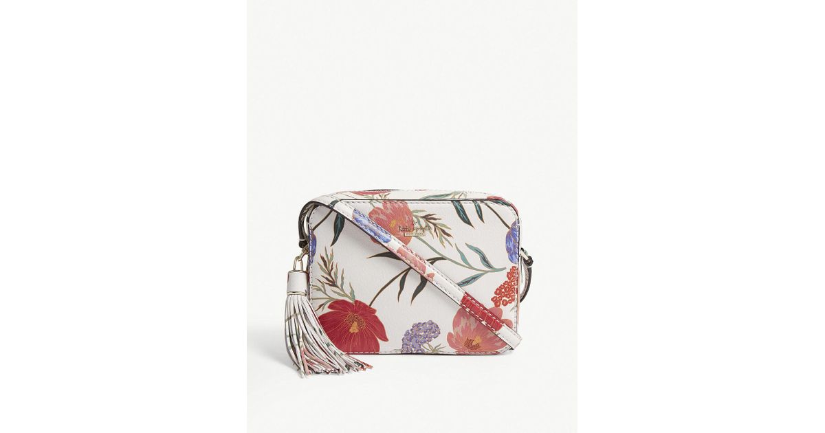 Kate Spade Kingston Drive Arla Floral Leather Cross-body Bag