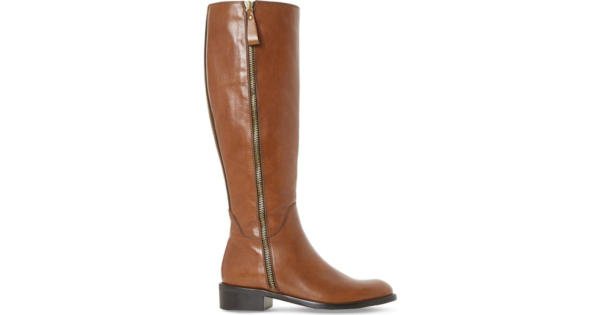 Dune Tillyy Leather Riding Boots in 
