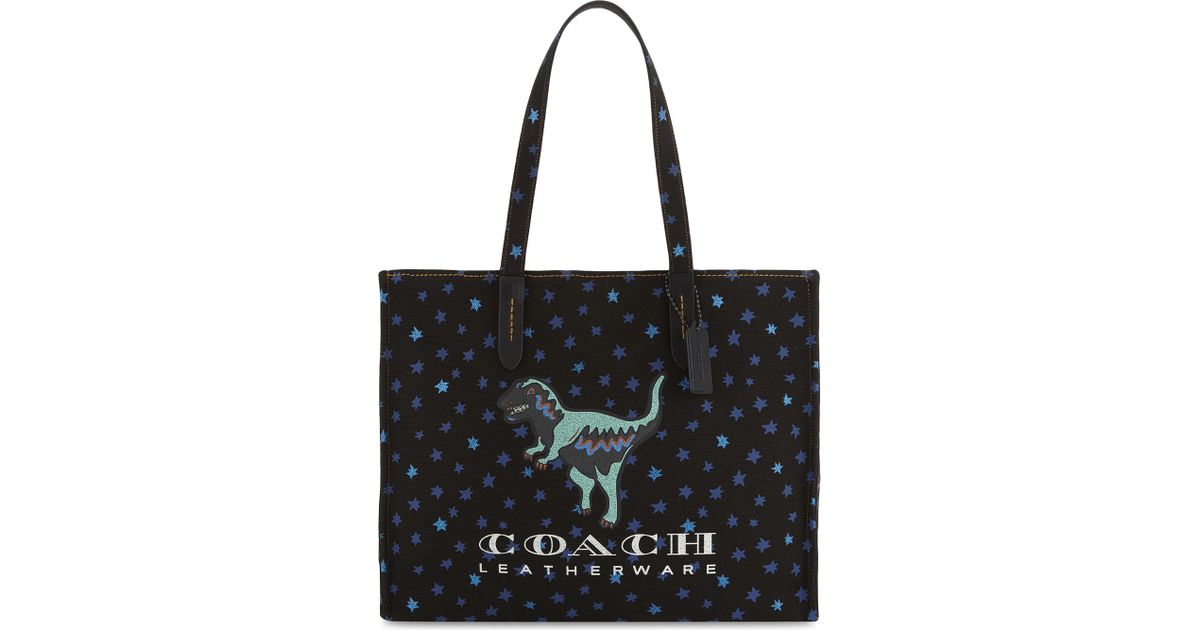 coach canvas tote bag