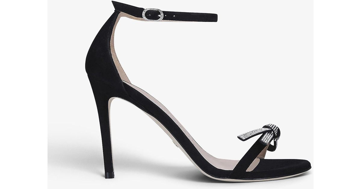 stuart weitzman nudistsong mesh bow