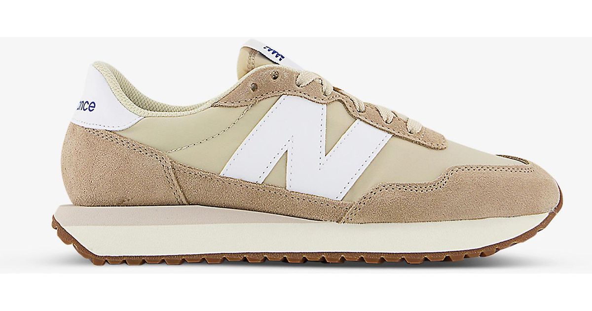 ms237 trainers taupe tan white black